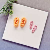 Floral Flip Flop Polymer Clay Cutter Set - Summer 2026 Tropical Vacation Collection