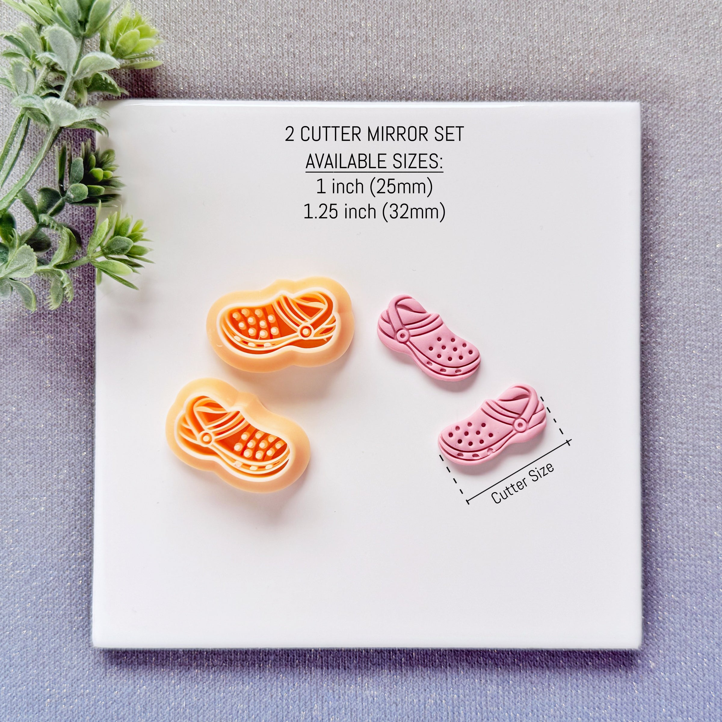 Garden Clog Polymer Clay Cutter Set - Summer 2026 Fun & Quirky Footwear Collection