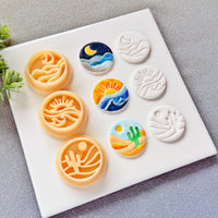 Scenic Horizon Landscape Cutter Collection - Summer 2026 Artistic Polymer Clay Cutters