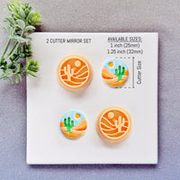 Scenic Horizon Landscape Cutter Collection - Summer 2026 Artistic Polymer Clay Cutters