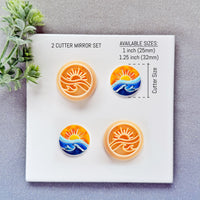 Scenic Horizon Landscape Cutter Collection - Summer 2026 Artistic Polymer Clay Cutters