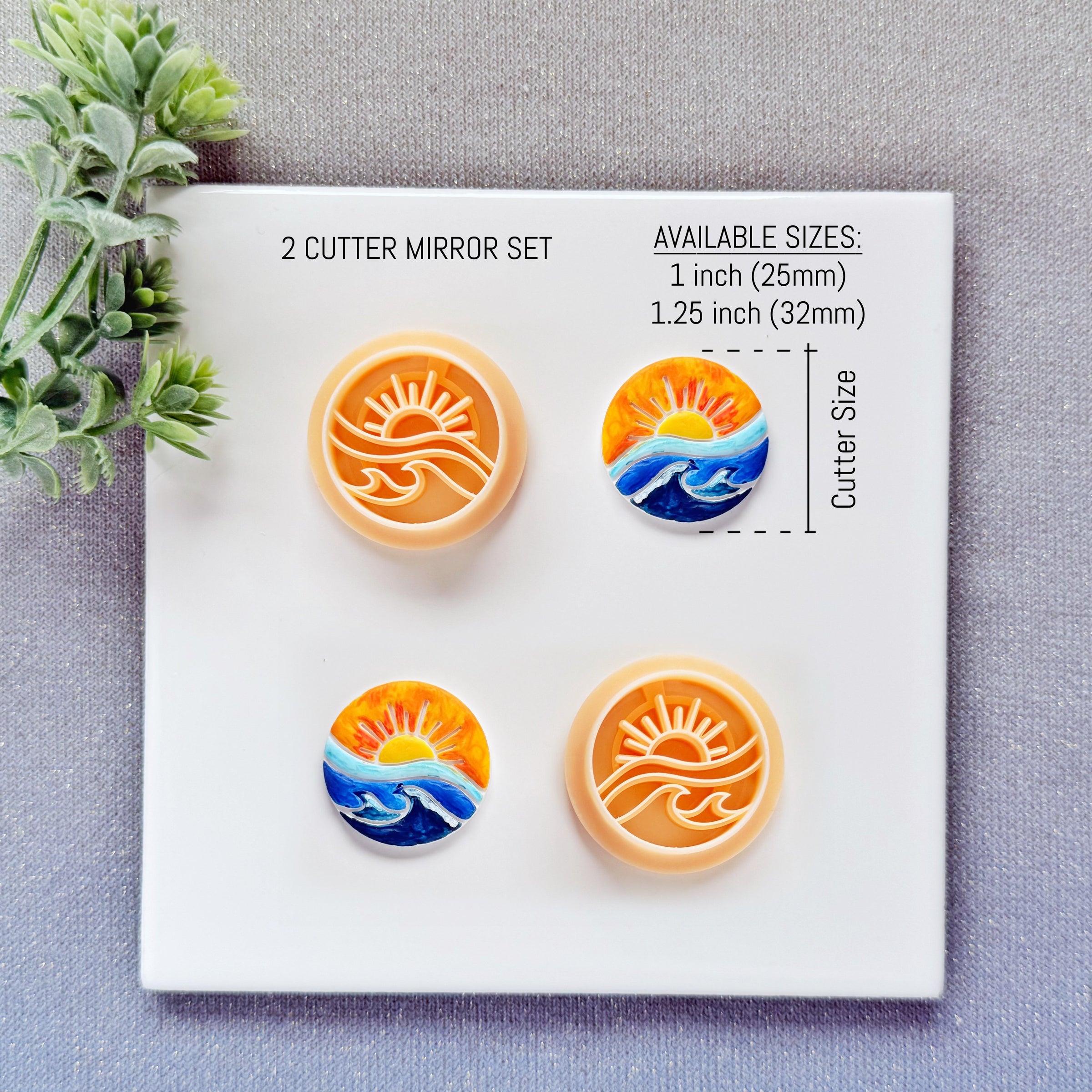 Scenic Horizon Landscape Cutter Collection - Summer 2026 Artistic Polymer Clay Cutters