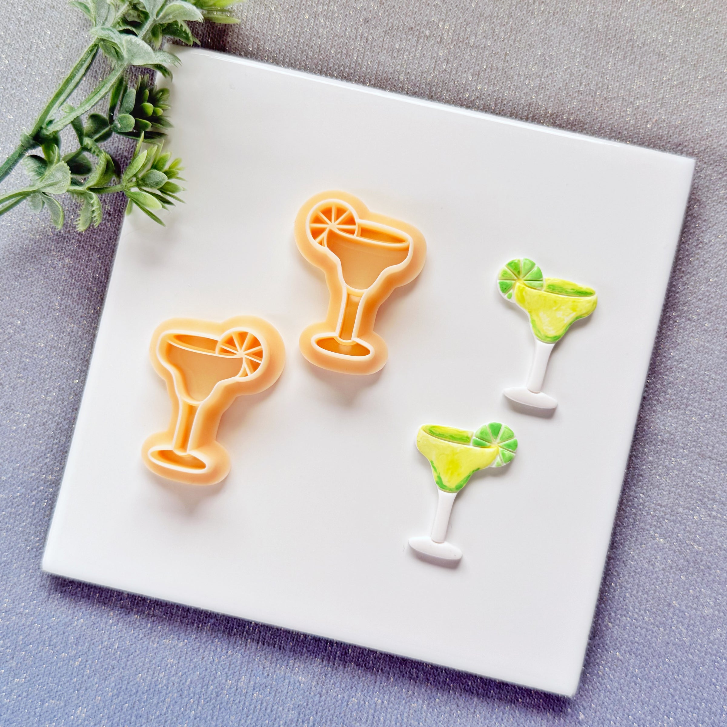 Margarita Glass Polymer Clay Cutter - Summer 2026 Happy Hour Collection