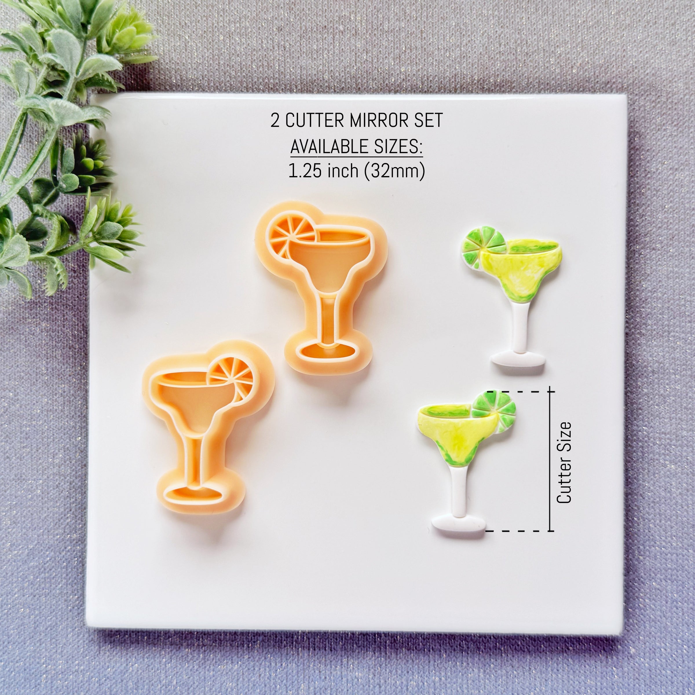 Margarita Glass Polymer Clay Cutter - Summer 2026 Happy Hour Collection
