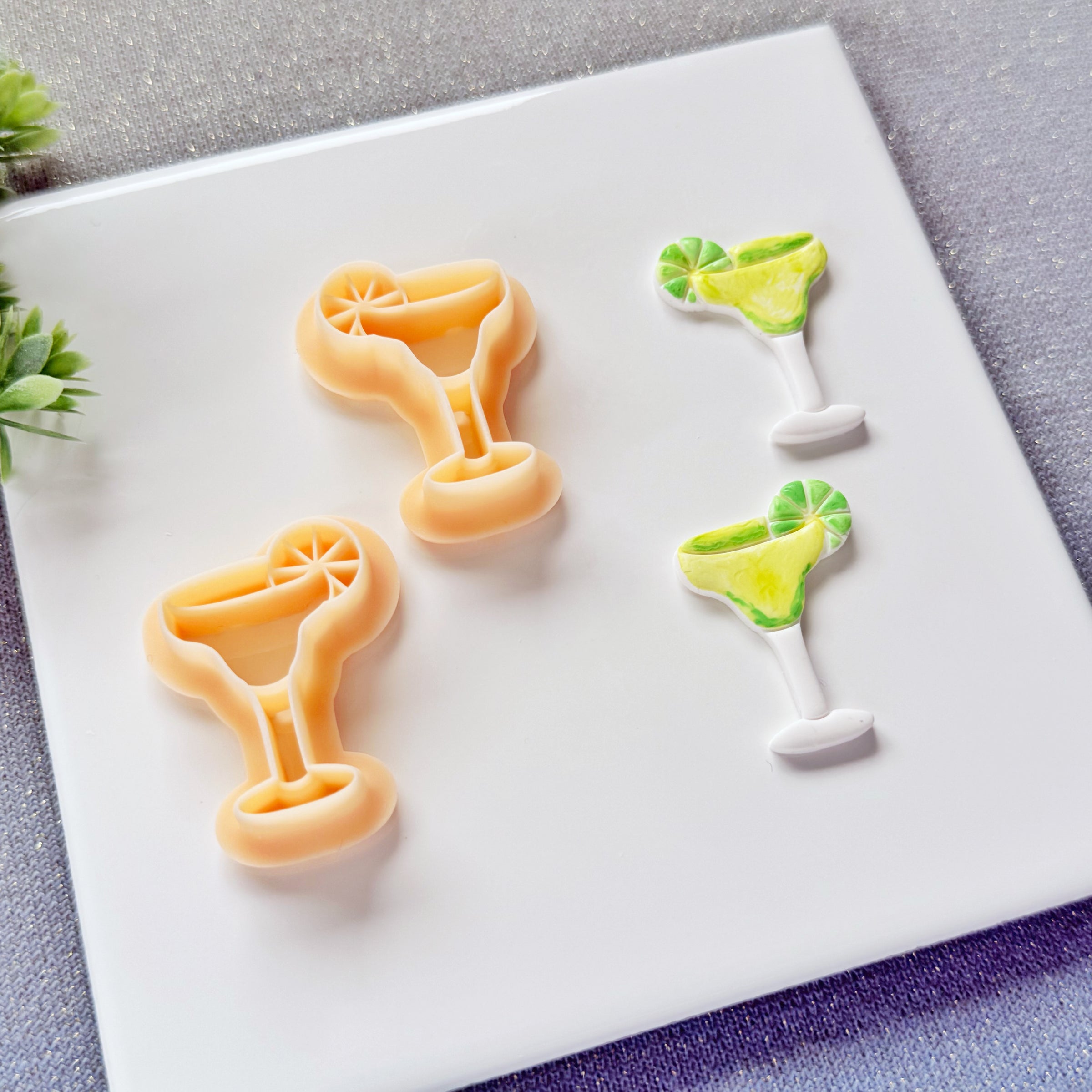 Margarita Glass Polymer Clay Cutter - Summer 2026 Happy Hour Collection