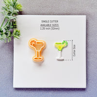 Margarita Glass Polymer Clay Cutter - Summer 2026 Happy Hour Collection