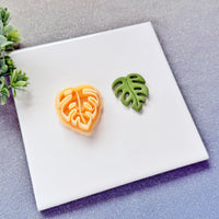 Monstera Deliciosa Leaf Polymer Clay Cutter - Summer 2026 Tropical Botanical Silhouette