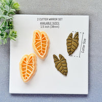 Alocasia Leaf Polymer Clay Cutter - Summer 2026 Tropical Botanical Silhouette