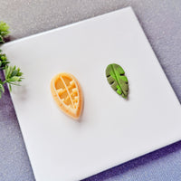 Tropical Banana Leaf Polymer Clay Cutter - Summer 2026 Exotic Botanical Silhouette