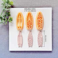 Surfboard Clay Cutters - Summer 2026 Coastal Lifestyle Polymer Clay Cutters
