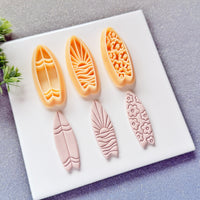 Surfboard Clay Cutters - Summer 2026 Coastal Lifestyle Polymer Clay Cutters