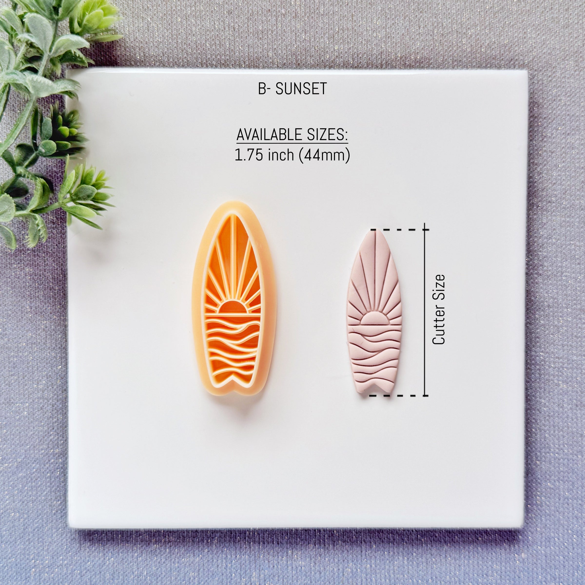 Surfboard Clay Cutters - Summer 2026 Coastal Lifestyle Polymer Clay Cutters