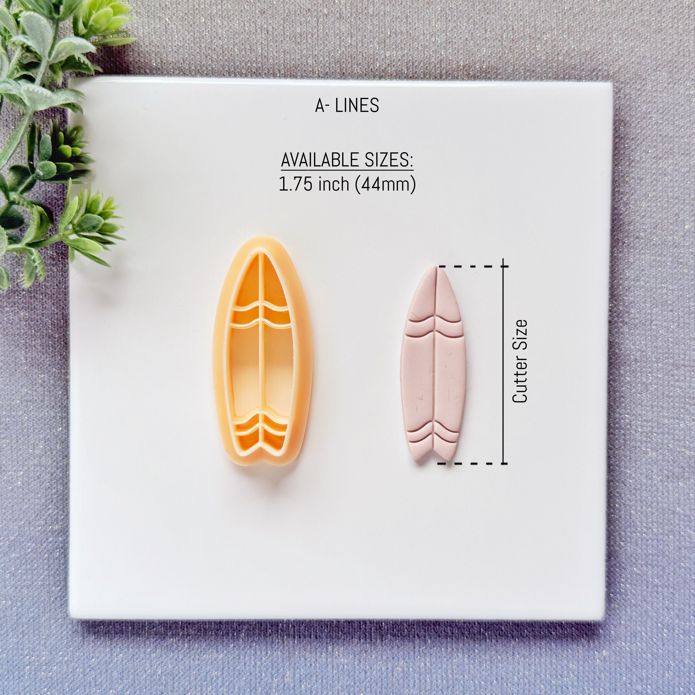 Surfboard Clay Cutters - Summer 2026 Coastal Lifestyle Polymer Clay Cutters