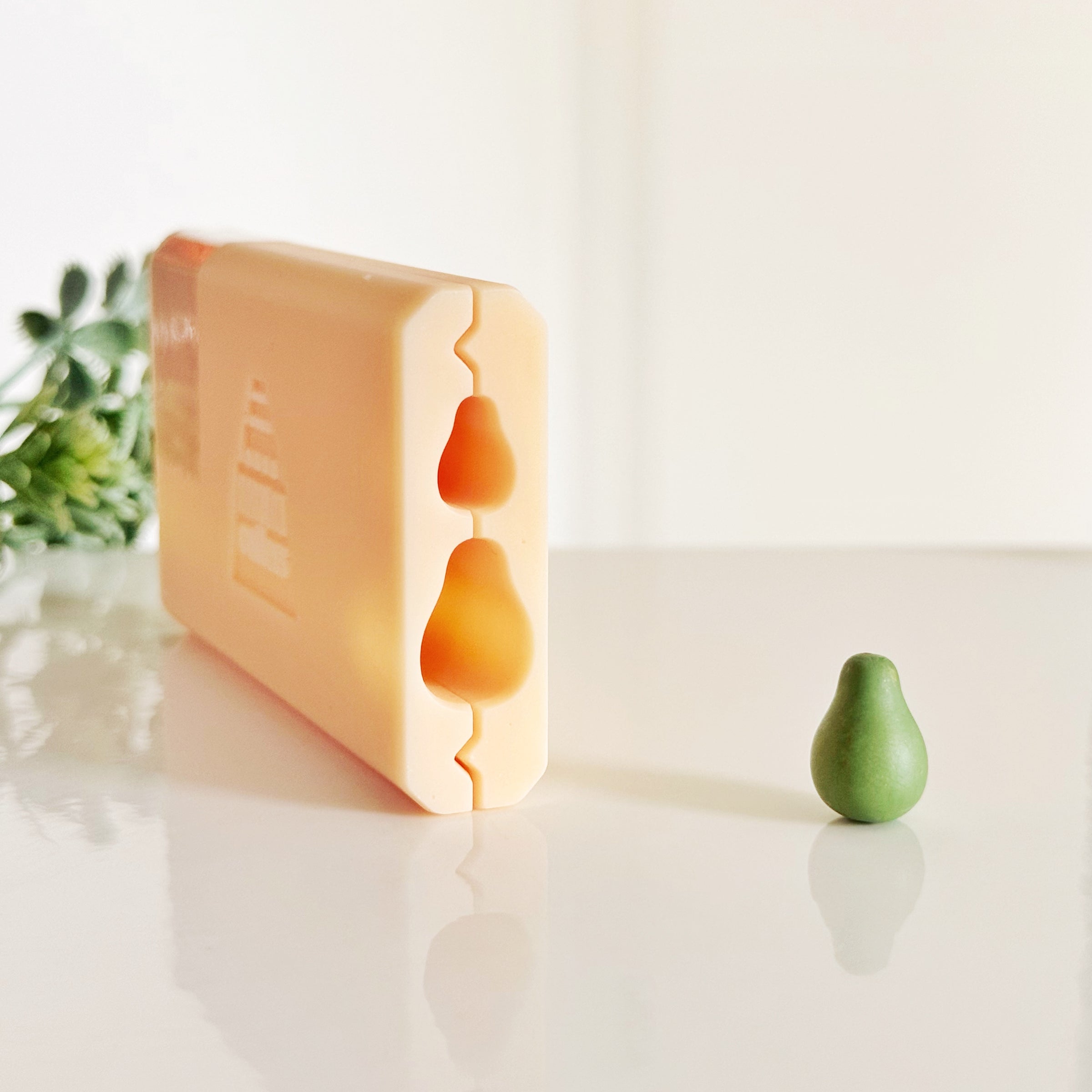 Avocado & Pear Bead Roller - Dual Size (10mm & 15mm) Polymer Clay Tool