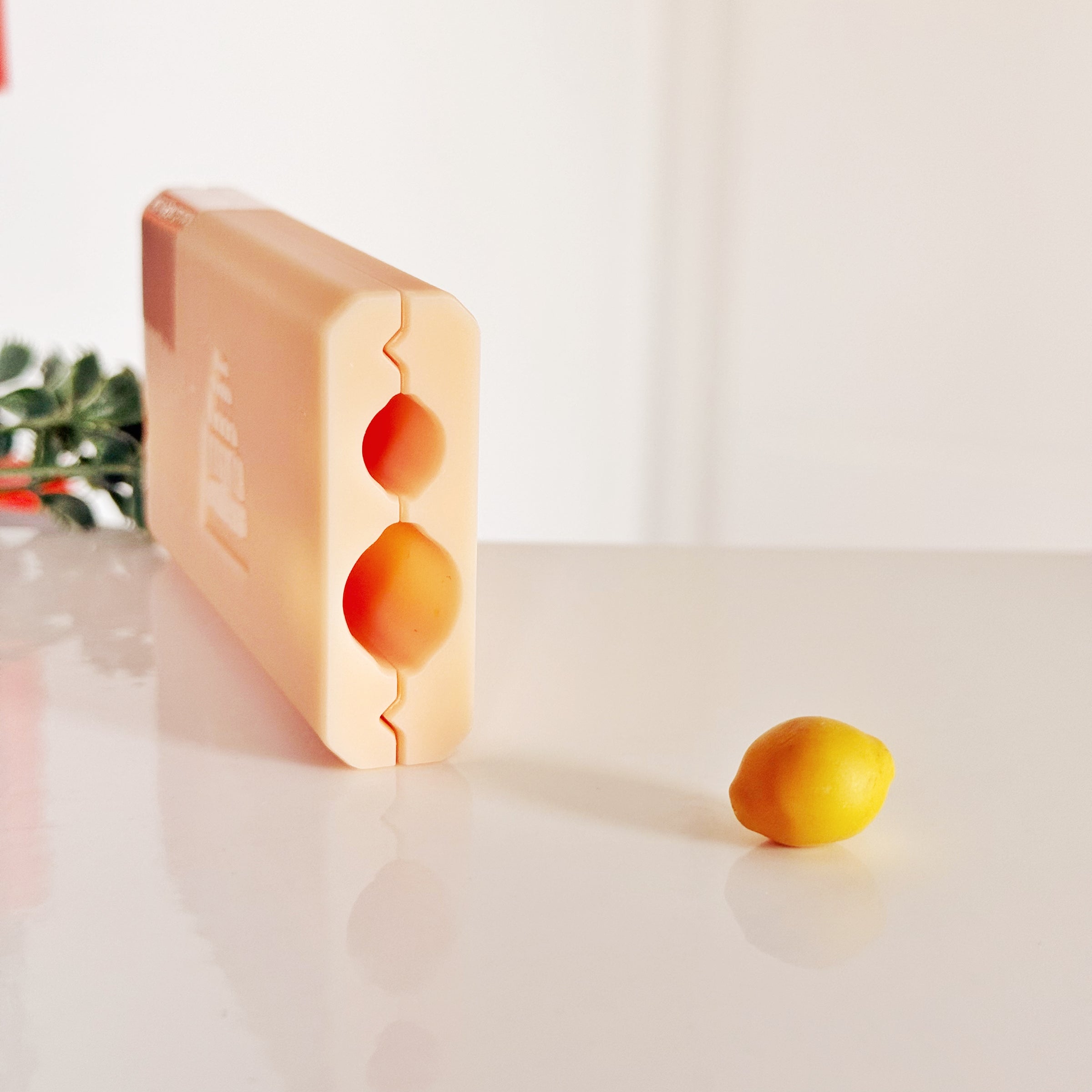 Lemon & Citrus Bead Roller - Dual Size (10mm & 15mm) Polymer Clay Tool