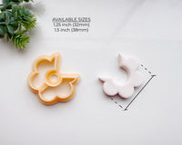 Flower Hoop Clay Cutter | Floral Polymer Clay Cutter for Jewelry Making