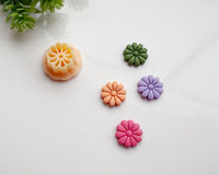 10-Petal Daisy Stud Clay Cutter | Mini Floral Polymer Clay Cutter for Jewelry Making