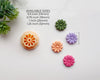 10-Petal Daisy Stud Clay Cutter | Mini Floral Polymer Clay Cutter for Jewelry Making