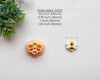 Bee Stud Clay Cutter | Mini Bee Polymer Clay Cutter for Jewelry Making