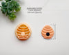 Beehive Clay Cutter | Honeycomb-Inspired Polymer Clay Cutter for Jewelry Making