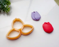 Tulip Maker Clay Cutter | Layered Floral Polymer Clay Cutter for Jewelry Making