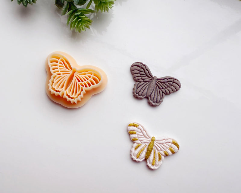 Intricate Butterfly Clay Cutter | Spring Polymer Clay Cutter for Jewelry Making