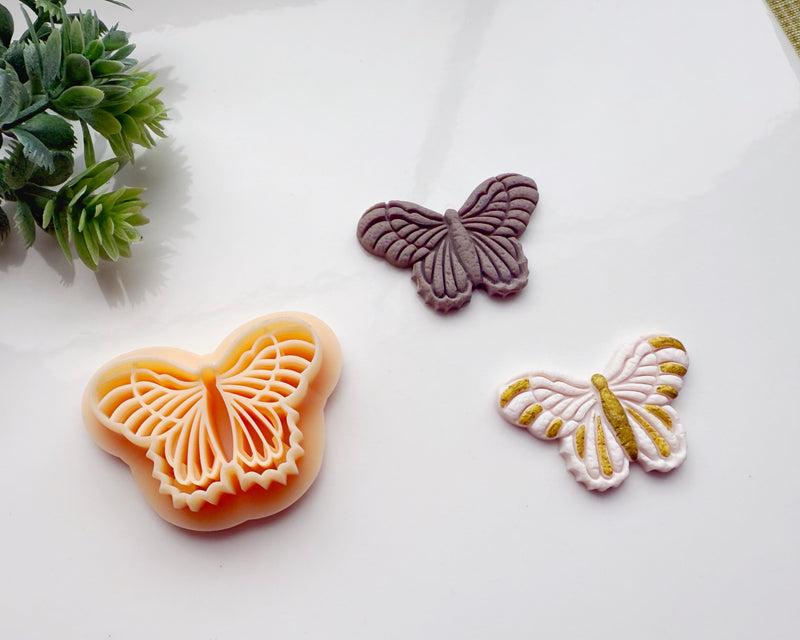 Intricate Butterfly Clay Cutter | Spring Polymer Clay Cutter for Jewelry Making