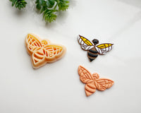 Intricate Bee Clay Cutter | Nature-Inspired Polymer Clay Cutter for Jewelry Making