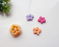 Flower Stud Clay Cutter | Mini Floral Polymer Clay Cutter for Jewelry Making