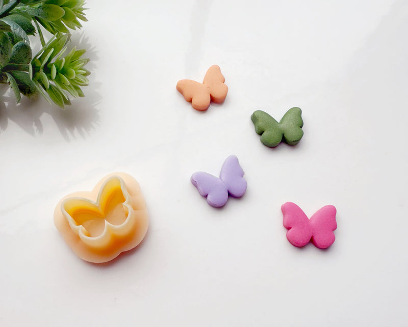 Butterfly Stud Clay Cutter | Mini Butterfly Polymer Clay Cutter for Jewelry Making