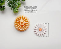 Daisy Flower Clay Cutter | Floral Polymer Clay Cutter for Jewelry Making