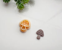 Dot Mushroom Clay Cutter | Forest-Inspired Polymer Clay Cutter for Jewelry Making