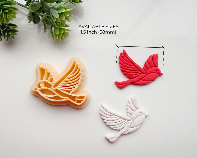 Swallow Bird Clay Cutter | Flying Bird Polymer Clay Cutter for Jewelry Making