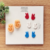 Patriotic Peace Sign Clay Cutter - 4th of July 2026