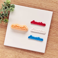 America Script Word Clay Cutter - 4th of July 2026