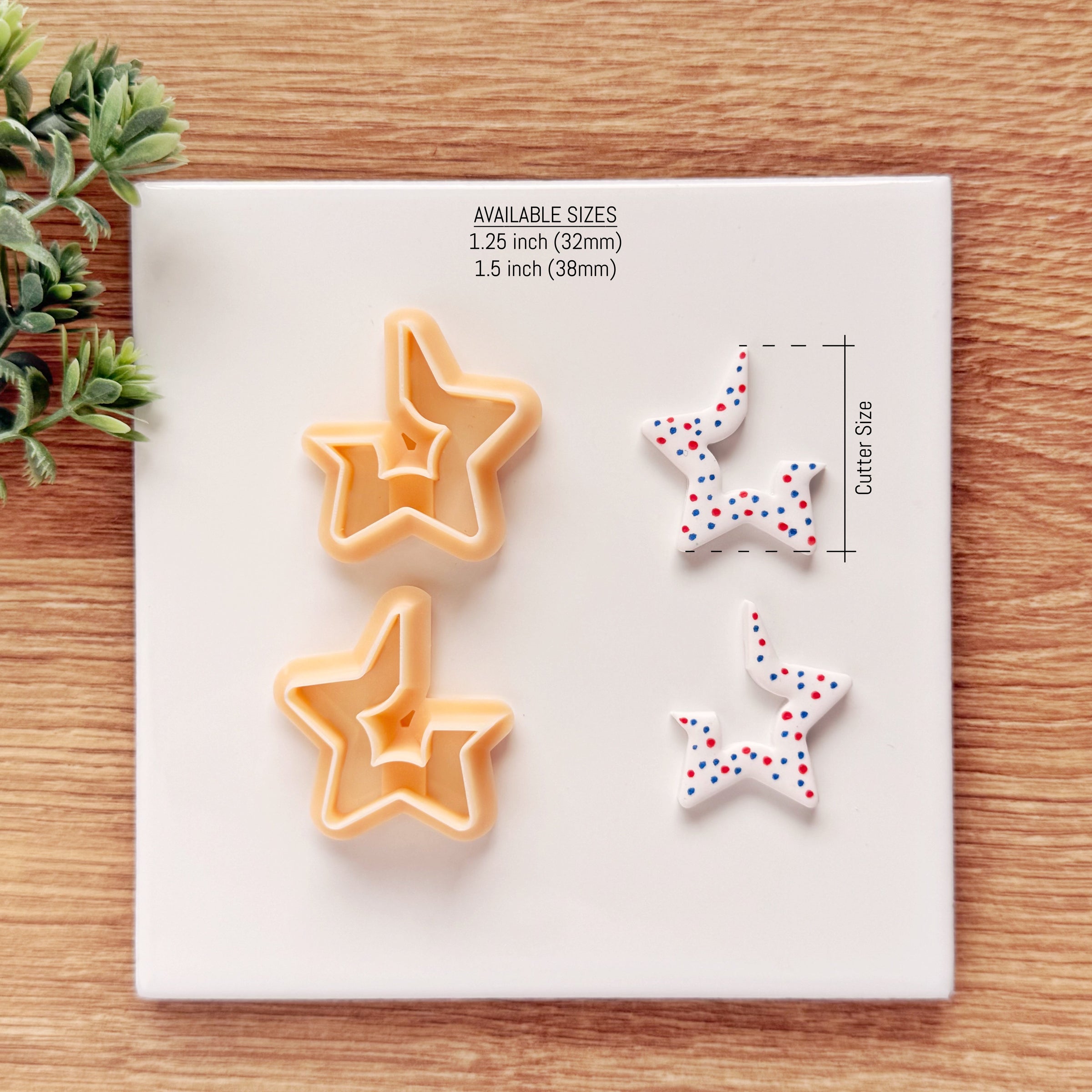 Star Hoop Clay Cutter Mirror Set - 4th of July 2026