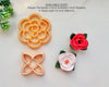 Spiral Flower Maker Clay Cutter | Rolled Flower Template Polymer Clay Cutter