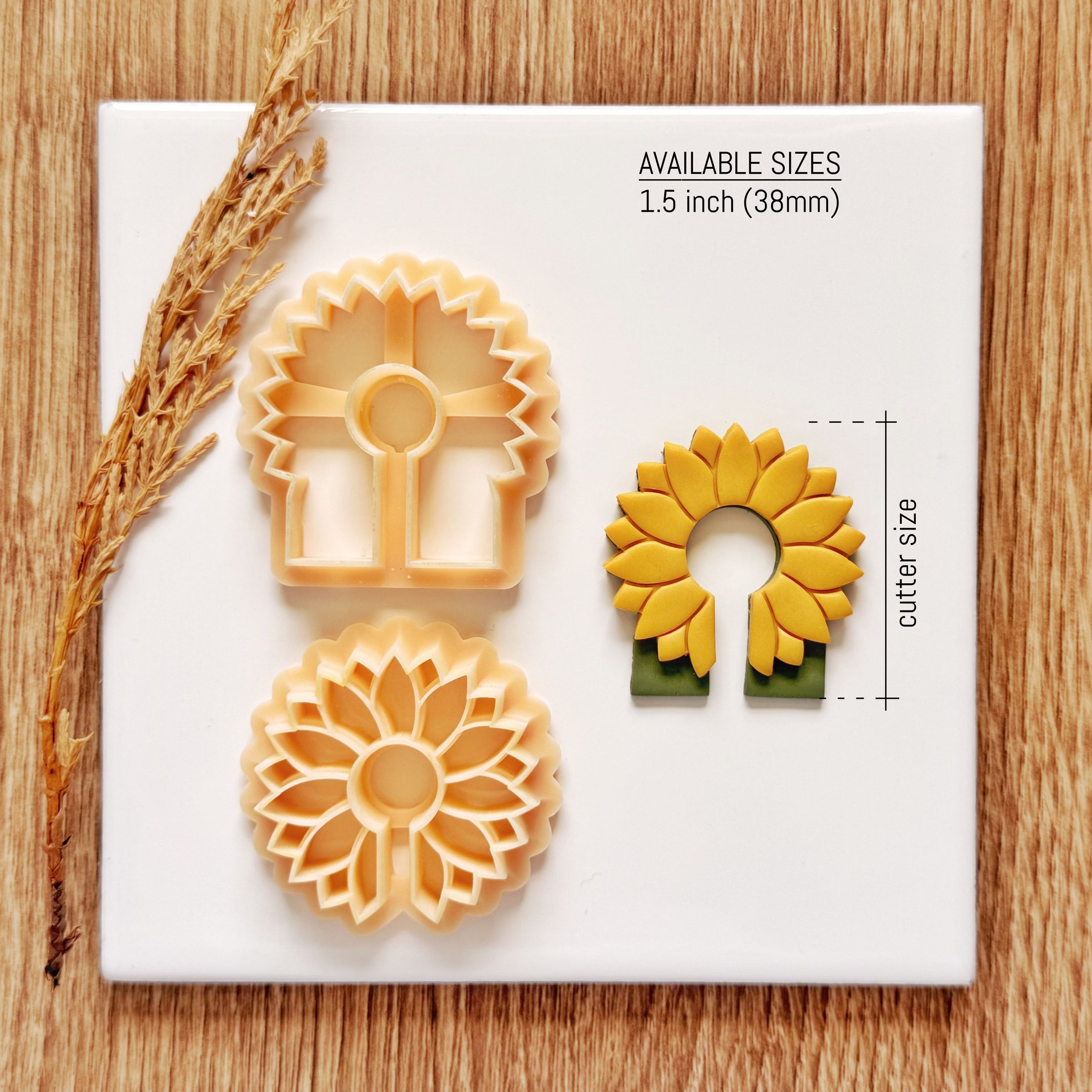 Sunflower Arch Polymer Clay Cutter Set