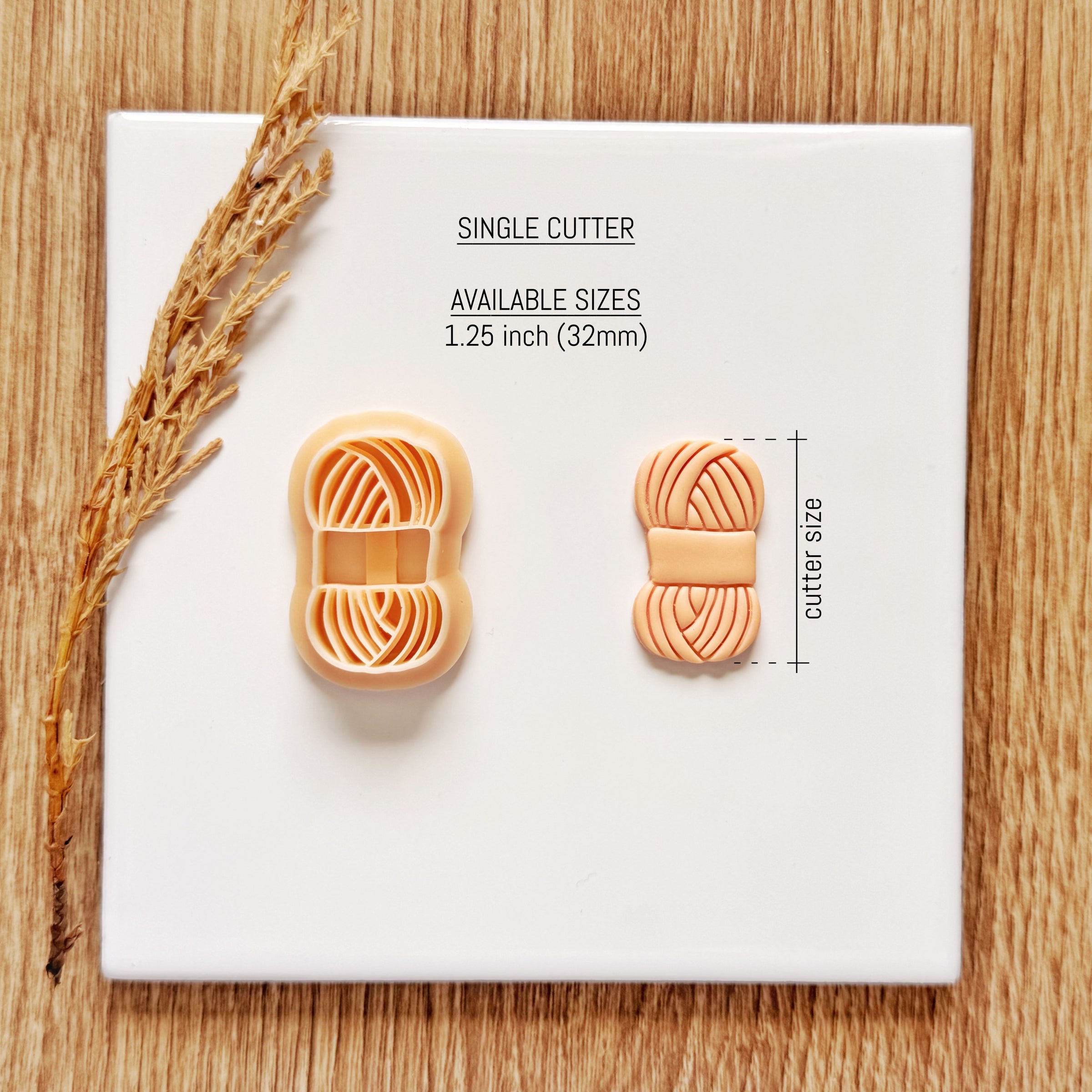 Yarn Ball Polymer Clay Cutter