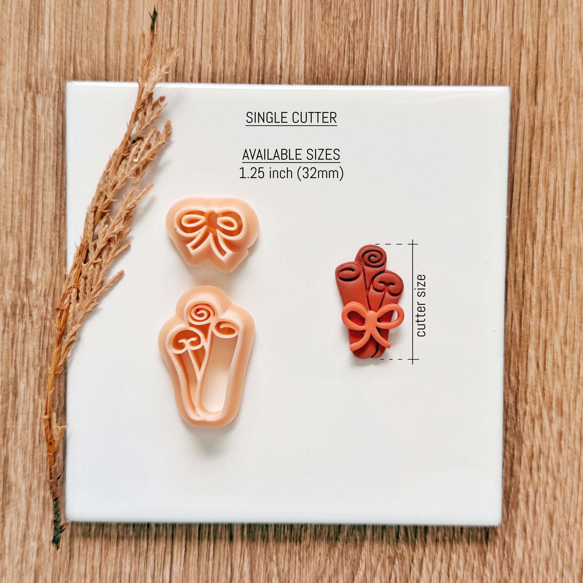 Cinnamon Stick Polymer Clay Cutter Set