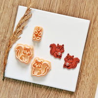Squirrel Acorn Polymer Clay Cutter Set