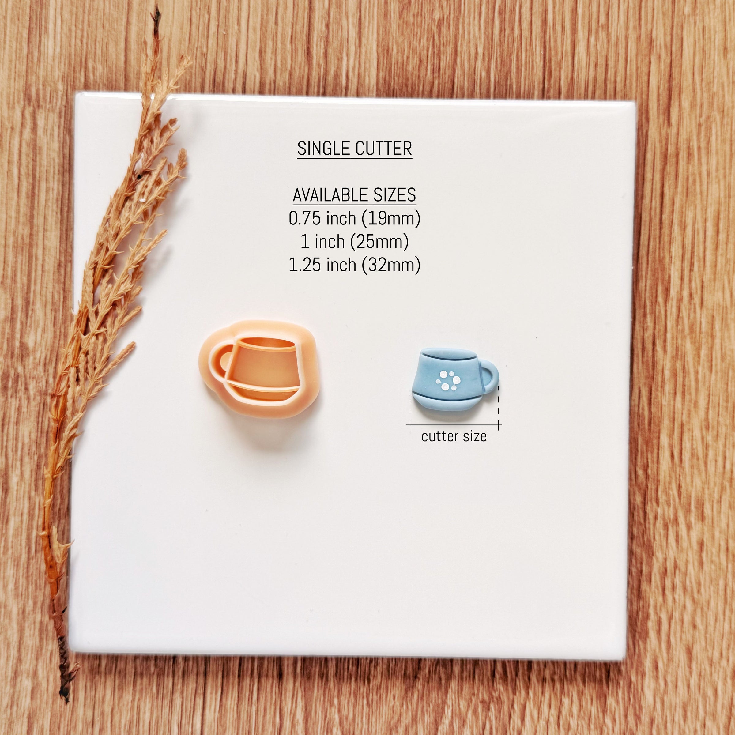 Coffee Mug Polymer Clay Cutter