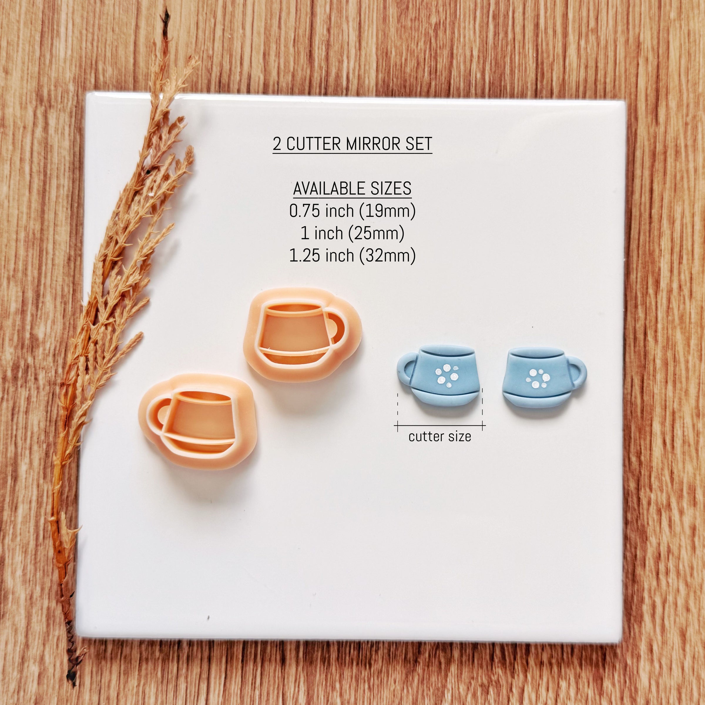 Coffee Mug Polymer Clay Cutter