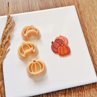 Stacked Pumpkin Polymer Clay Cutter Set