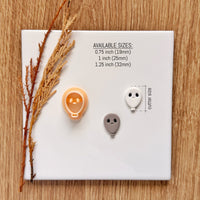 Ghost Balloon Clay Cutter - Halloween Polymer Clay Mold