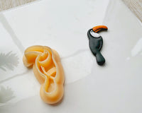 Toucan Polymer Clay Cutter – Tropical Bird Earring Cutter (Single or Mirror Set)