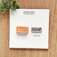 Keyboard Clay Cutter: Synthesizer Piano Polymer Earring Mold