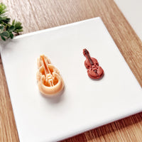 Violin Clay Cutter: Cello Musical Instrument Earring Mold