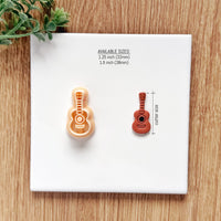 Guitar Clay Cutter: Ukulele Musical Instrument Earring Mold