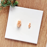 Treble Clef Clay Cutter: Music Note Polymer Earring Mold